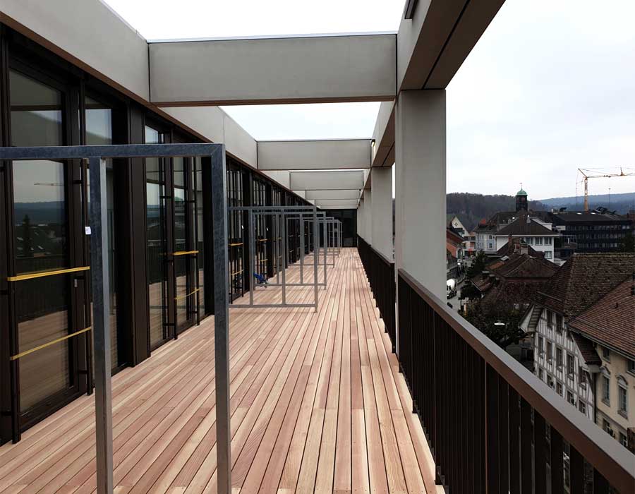 Anbau Umbau Sanierung von Hummel & Rikli - Muster  Terrassenboden Langenthal