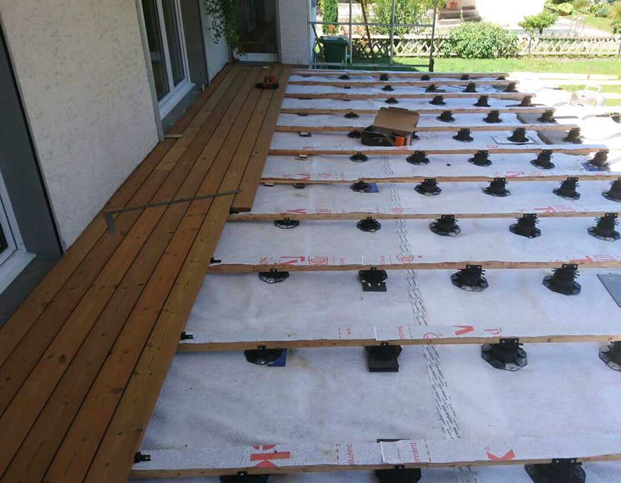 Anbau Umbau Sanierung von Hummel & Rikli - Muster  Terrassenboden Produx Terrassensystem