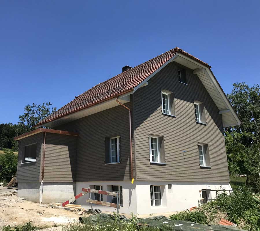 Anbau Umbau Sanierung von Hummel & Rikli - Muster Fassadensanierung Gemeinde Walliswil b. N.